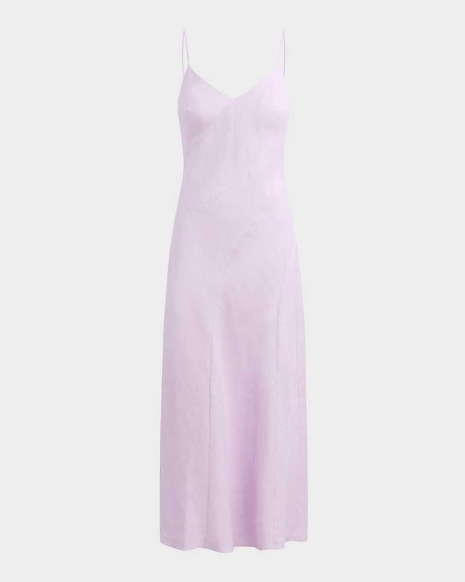 The Josette Linen Slip Dress